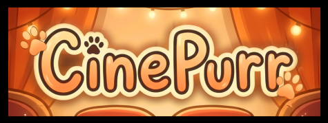 CinePurr Orange Tabby logo